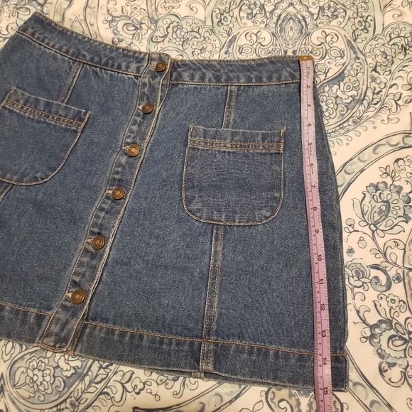 F21 Denim Button-up Skirt *HOST PICK* - Picture 6 of 7